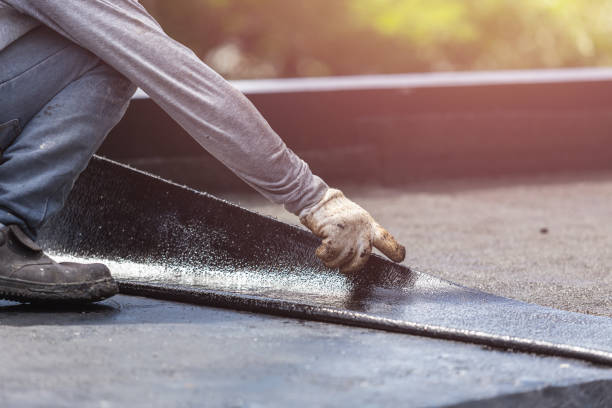 Professional Basement Waterproofing technician working in Waldron, MI
